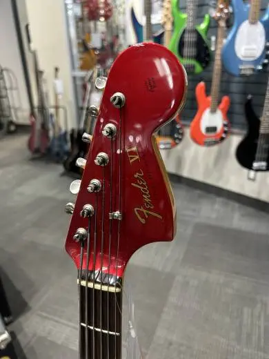 2012 FENDER BASS VI MIJ CANDY APPL RED 2